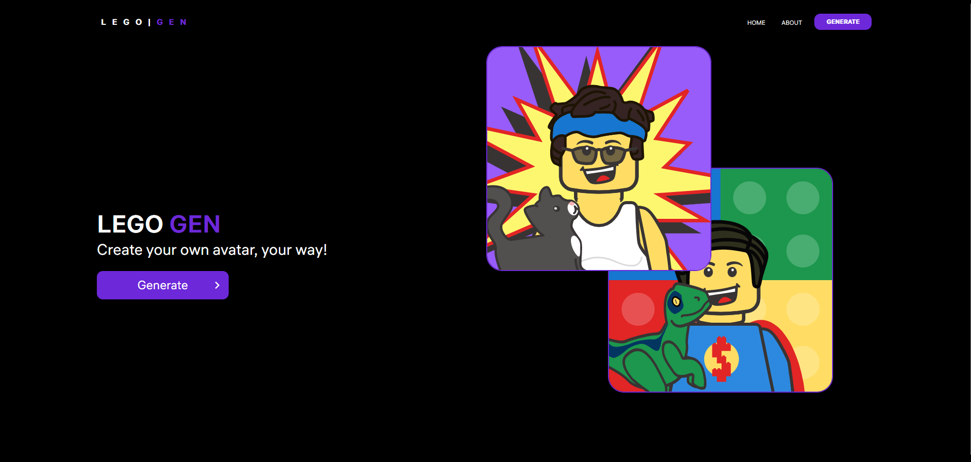 Lego Character Generator